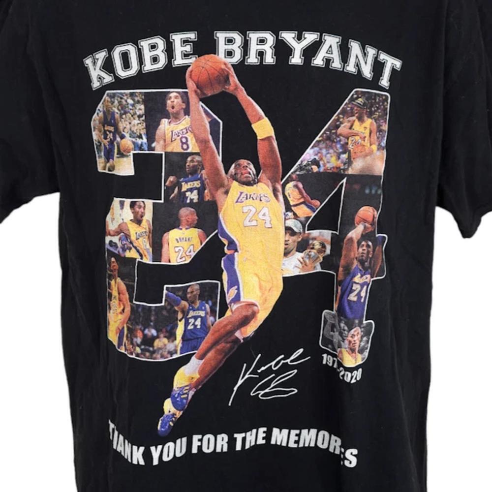 Kobe Bryant Memorial T Shirt Mens Large 1978-2020 Tribute
